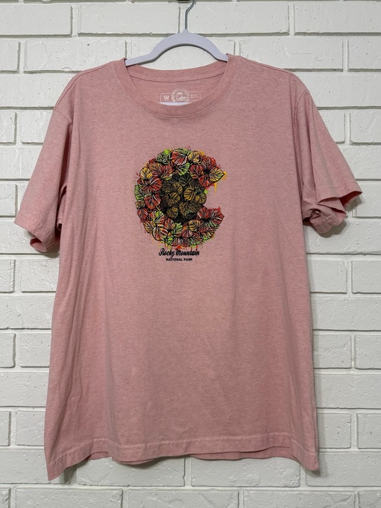The Duck Company Tops - Rocky Mountain National Park Graphic Tee Pink Heather Size 2XL Recycled Cotton